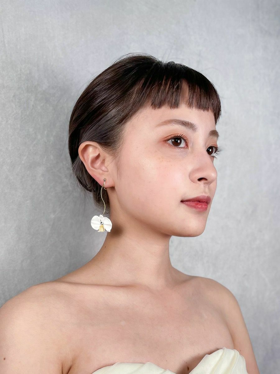 イヤーカフをオーダーの方へ】 胡蝶蘭 ♡ 髪飾り 【イヤーカフ