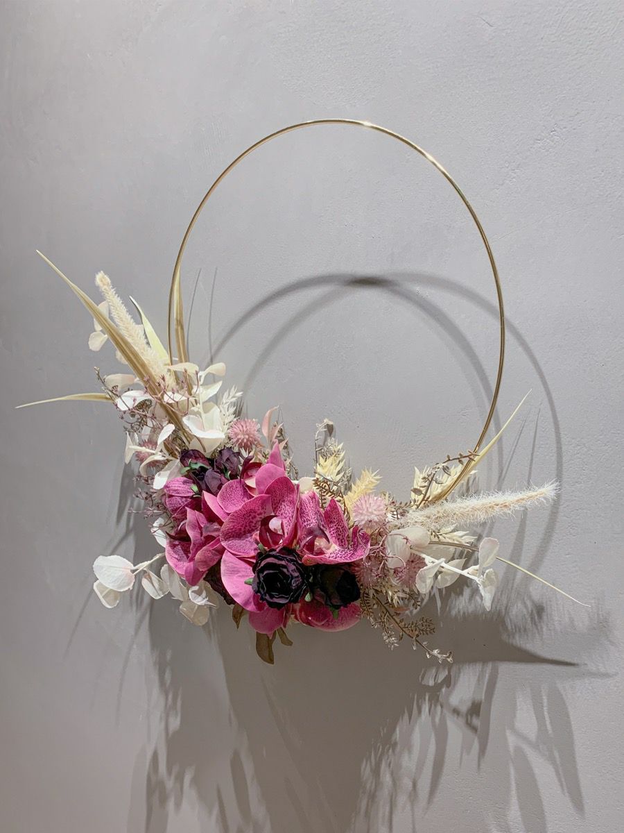 胡蝶蘭のフープブーケ【NA-BU-02】 | DRESSY ONLINE[ドレシー  