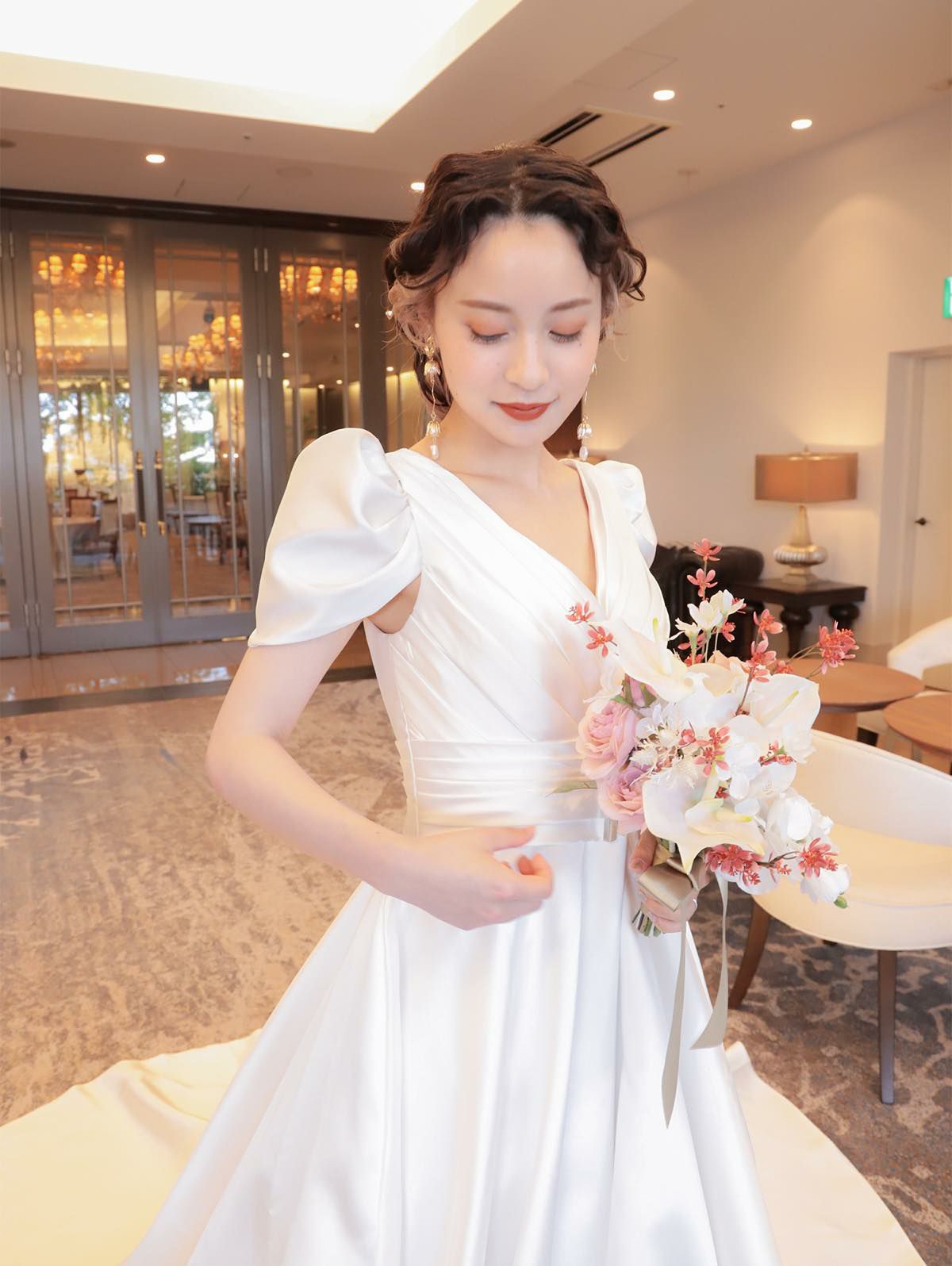 3wayミカドサテンドレス〈PD-WDOR-61〉 | DRESSY ONLINE[ドレシー 