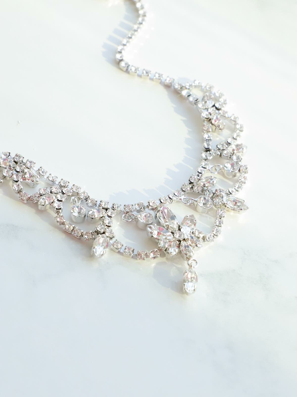クリスタルネックレス-Lace【MA-CONL-02】 | DRESSY ONLINE[ドレシー 