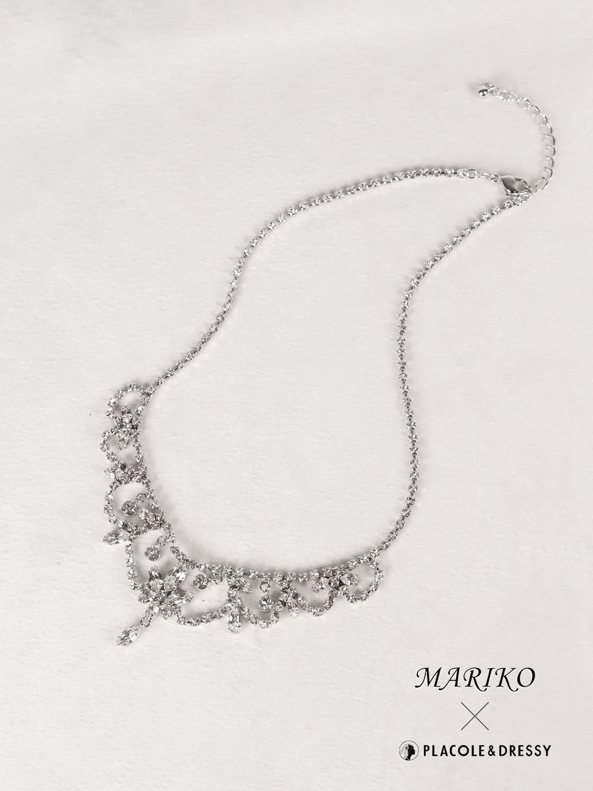 クリスタルネックレス-Lace【MA-CONL-02】 | DRESSY ONLINE[ドレシー 