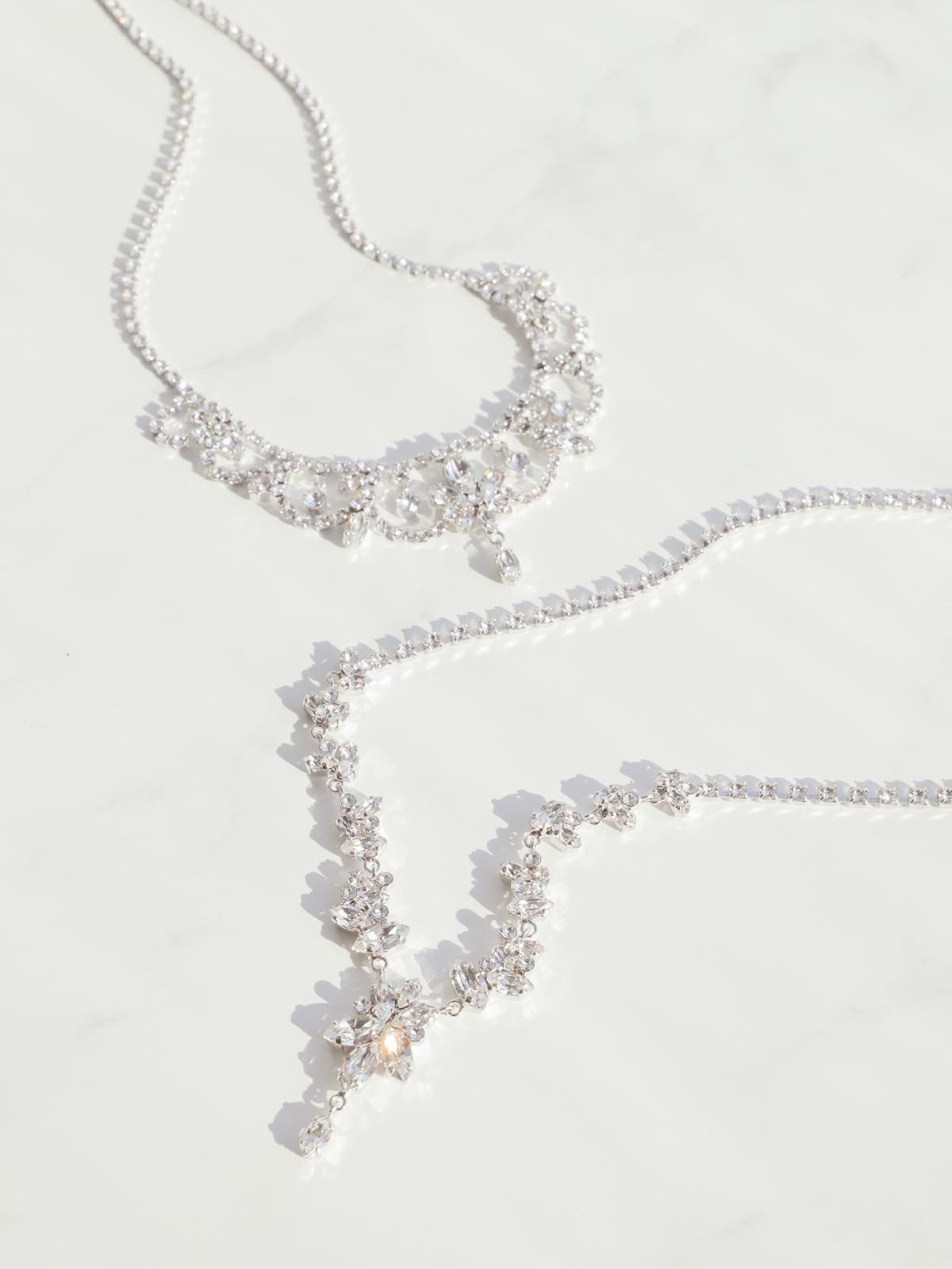 クリスタルネックレス-Lace【MA-CONL-02】 | DRESSY ONLINE[ドレシー 