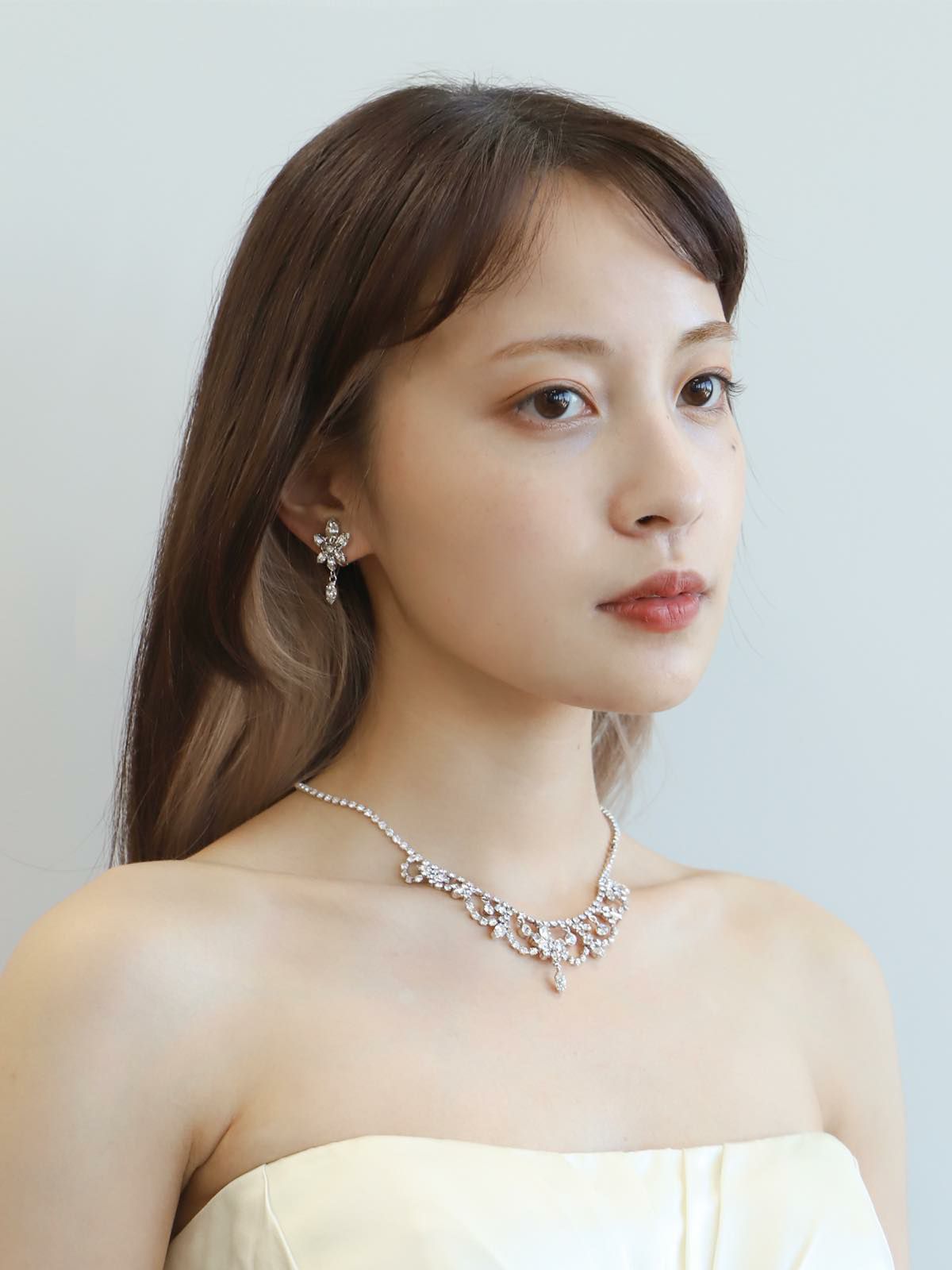クリスタルネックレス-Lace【MA-CONL-02】 | DRESSY ONLINE[ドレシー 