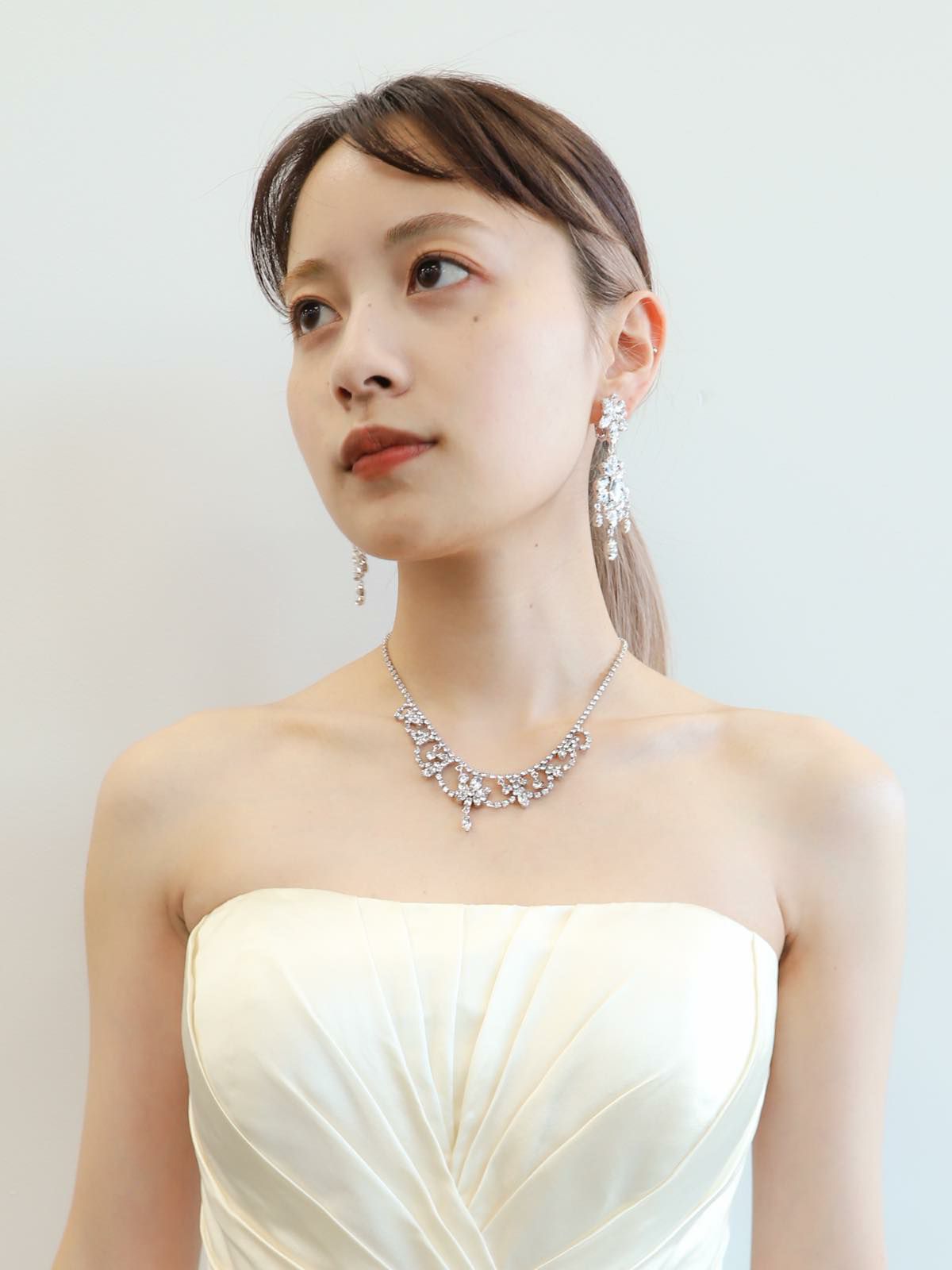 クリスタルネックレス-Lace【MA-CONL-02】 | DRESSY ONLINE[ドレシー 