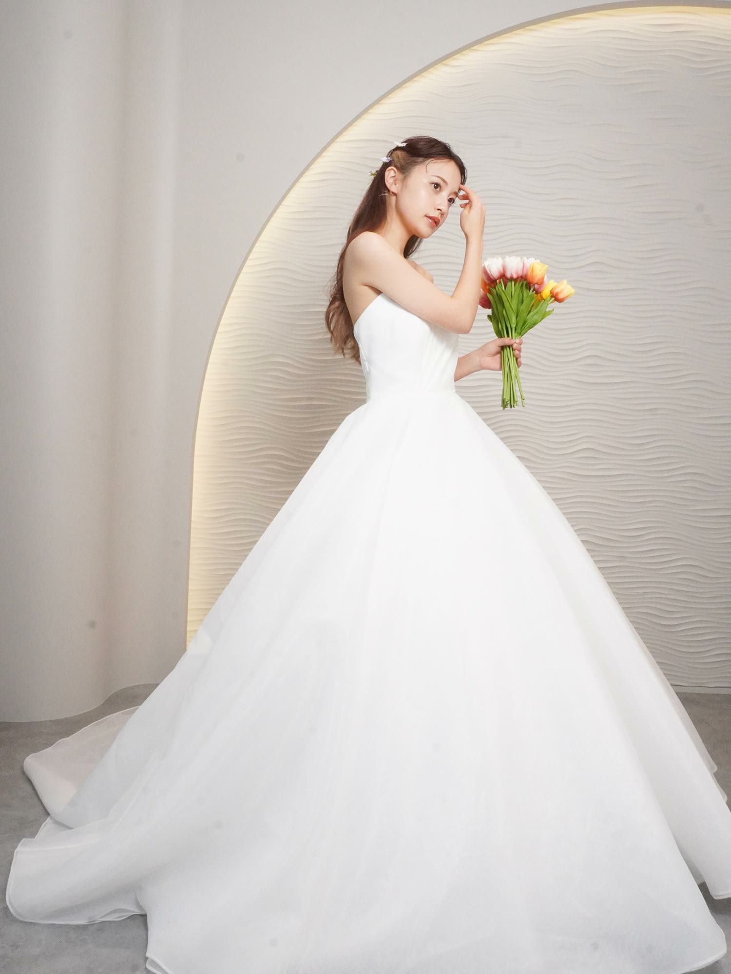 オーガンジードレス〈PD-WDOR-220〉 | DRESSY ONLINE[ドレシー 