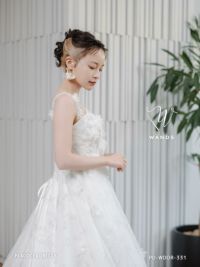 3Dフラワーレース ドレス〈PD-WDOR-331〉 | DRESSY ONLINE[ドレ