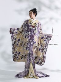 ピンク レース打掛 レンタル】WPS-06 [purple] シロトイロ × PLACOLE&DRESSYコラボ